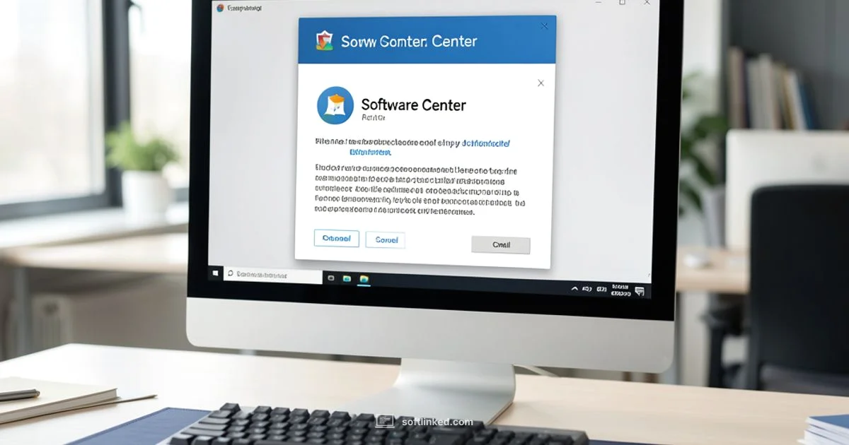 Software Center Troubleshooting Software Center Troubleshooting - SoftLinked